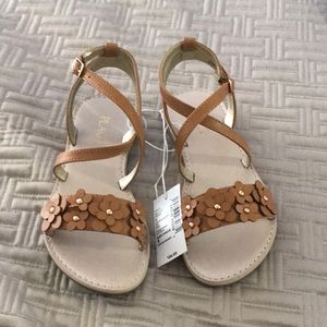 Girls size 1 sandals